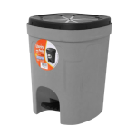 Irmãos Brant - LIXEIRA 15LT C/PEDAL RETANGULAR CINZA ANTARES