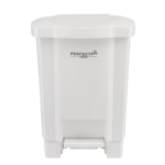 Irmãos Brant - LIXEIRA 17LT BCA C/PEDAL PERFECT REFORCADA