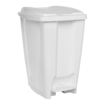 Irmãos Brant - LIXEIRA 20LT PEDAL BRANCA RETANGULAR (1789)