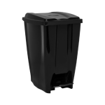 Irmãos Brant - LIXEIRA 20LT PEDAL PRETA RETANGULAR ECO NATURE 3073