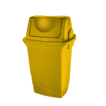 Irmãos Brant - LIXEIRA 30LT BASCULANTE AMARELA FORTCOM
