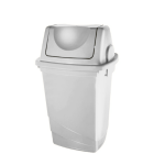Irmãos Brant - LIXEIRA 30LT BASCULANTE BRANCA FORTCOM