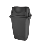 Irmãos Brant - LIXEIRA 30LT BASCULANTE PRETA FORTCOM