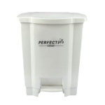 Irmãos Brant - LIXEIRA 35LT BRANCA C/PEDAL PERFECT REFORCADA