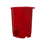 Irmãos Brant - LIXEIRA 50LT VERMELHA C/PEDAL PERFECT REFORCADA