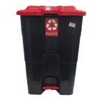 Irmãos Brant - LIXEIRA 60LT C/PEDAL VERMELHA ANTARES