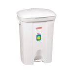 Irmãos Brant - LIXEIRA 72LT PEDAL BRANCA SANREMO