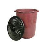 Irmãos Brant - LIXEIRA CESTO REDONDO C/TAMPA 100LT ANTARES