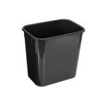 Irmãos Brant - LIXEIRA PAPELEIRA PP 12L RETANGULAR PRETA JSN EB28P