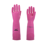 Irmãos Brant - LUVA LATEX RANHURADA CANO LONGO M (9) COR ROSA CA 36.368 VOLK