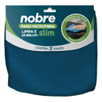 Irmãos Brant - PANO MICROFIBRA 30X30CM NOBRE AZUL C/2