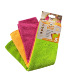 Irmãos Brant - PANO MICROFIBRA 30X38CM CORES SORTIDAS TALGE C/3