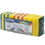 Irmãos Brant - ESPONJA DUPLA FACE PERFECT PRO 100X70MM C/10 CORES