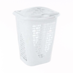 Irmãos Brant - CESTO TELADO C/TAMPA 50L CAJOVIL BRANCO