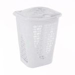 Irmãos Brant - CESTO TELADO C/TAMPA 50L CAJOVIL CINZA