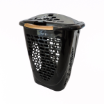 Irmãos Brant - CESTO TELADO C/TAMPA 50L CAJOVIL PRETO