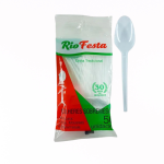 Irmãos Brant - COLHER SOBREMESA BRANCA C/50