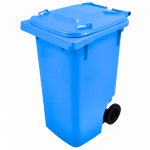 Irmãos Brant - CONTEINER COM RODAS 240LT AZUL BRALIMPIA