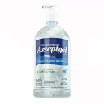 Irmãos Brant - ALCOOL GEL 70% 1,1KG P/MAOS ASSEPTGEL TAMPA PUMP