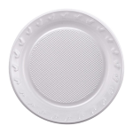 Irmãos Brant - PRATO DESC. 26CM BRANCO C/10