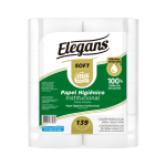 Irmãos Brant - PAPEL HIG ROLAO 8X300MTS 100% SOFT 18GR 139