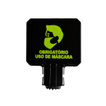 Irmãos Brant - PLACA SINALIZADOR OBRIGATORIO USO DE MASCARA ACOPLAVEL AO CONE SINALIZADOR 8583
