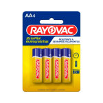 Irmãos Brant - PILHA PEQUENA AA RAYOVAC AMARELINHA C/4