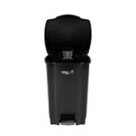 Irmãos Brant - LIXEIRA 100LT PRETA C/PEDAL PERFECT REFORCADA