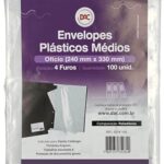 Irmãos Brant - E ENVELOPE PLASTICO A4 06 C/4FUROS C/100