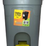 Irmãos Brant - LIXEIRA C/PEDAL 07LT QUADRADA CINZA ANTARES