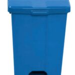 Irmãos Brant - LIXEIRA 60LT C/PEDAL AZUL ANTARES
