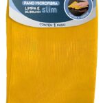 Irmãos Brant - PANO MICROFIBRA 100X100CM NOBRE AMARELO SLIM