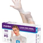 Irmãos Brant - LUVA DE VINIL G C/100 COM PO TALGE 7388