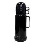 Irmãos Brant - GARRAFA TERMICA C/2 XICARAS 1LT PRETO MOOD