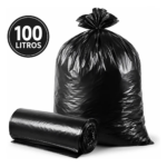 Irmãos Brant - SACO LIXO 100LT 75X85X05 PRETO C/100 LUBRI